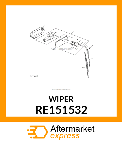 BLADE, WIPER RE151532