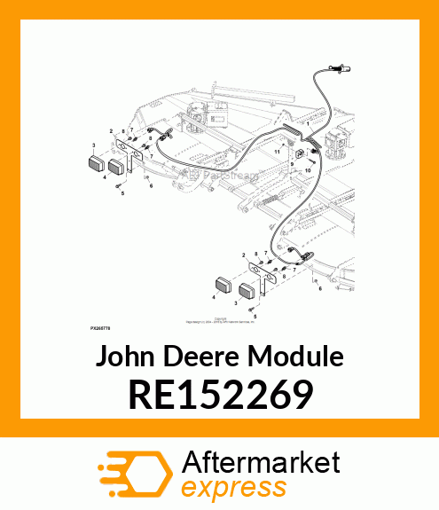 MODULE, IMPLEMENT TURN SIGNAL RE152269