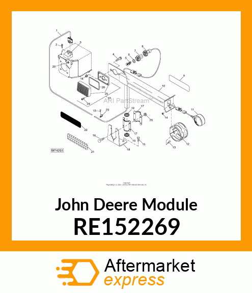 MODULE, IMPLEMENT TURN SIGNAL RE152269