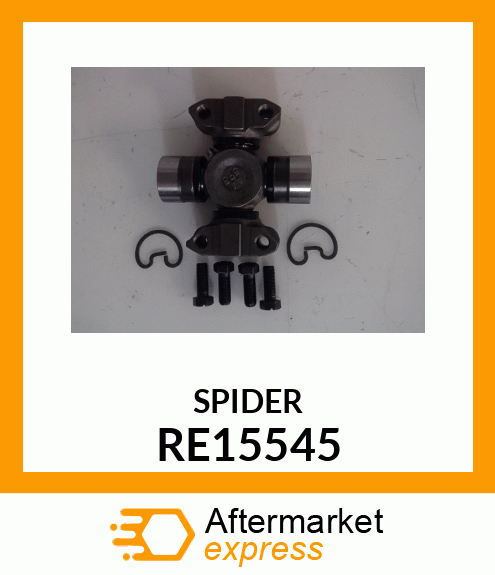 KIT, SPIDER AND BEARING, FRONT RE15545