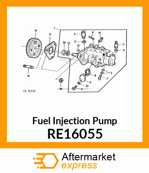 Fuel Injection Pump RE16055