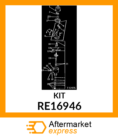 Plate - CAM AND STOP PLATE ASSEMBLY RE16946