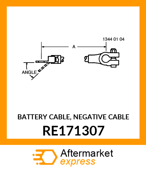 BATTERY CABLE, NEGATIVE CABLE RE171307