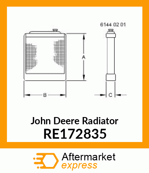 RADIATOR RE172835