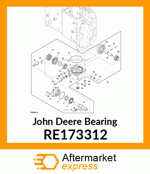 BEARING, ROLLER RE173312