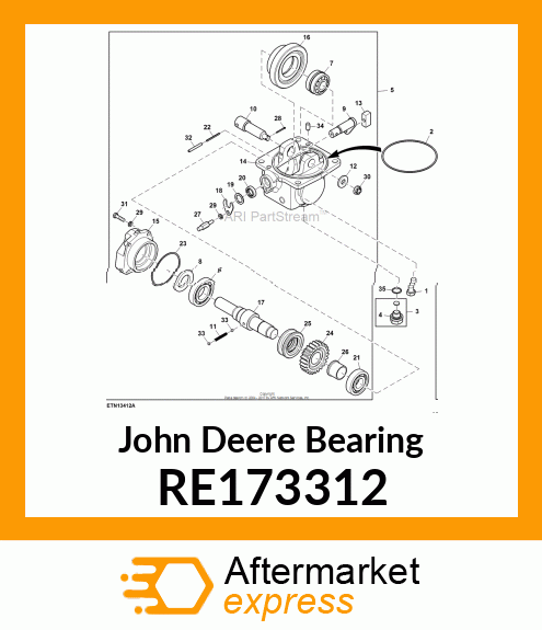 BEARING, ROLLER RE173312