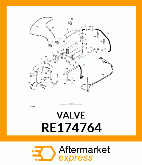 VALVE, EXPANSION, WITH TEMP SWITCH RE174764