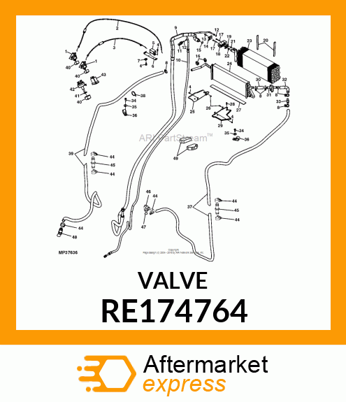 VALVE, EXPANSION, WITH TEMP SWITCH RE174764