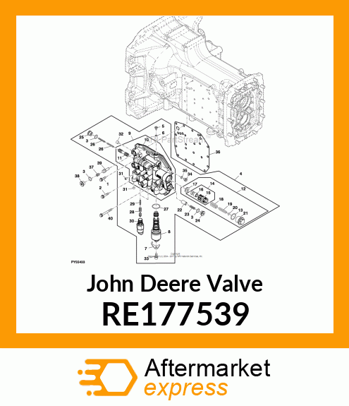 VALVE, ELECTROHYDRAULIC RE177539