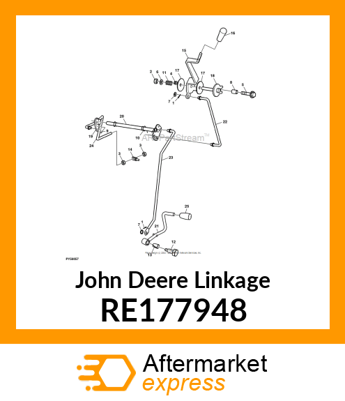 LINKAGE, ACCELERATOR PEDAL RE177948