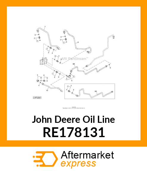 LINE, OIL, ASSEMBLY RE178131