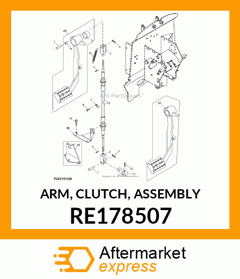 ARM, CLUTCH, ASSEMBLY RE178507