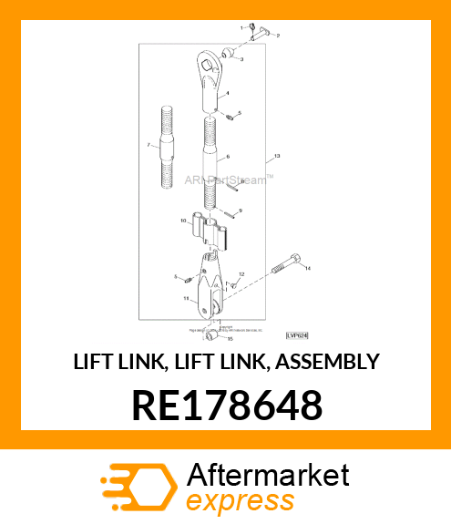 LIFT LINK, LIFT LINK, ASSEMBLY RE178648