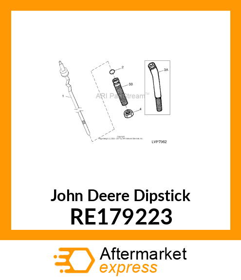 DIPSTICK, ENGINE OIL RE179223