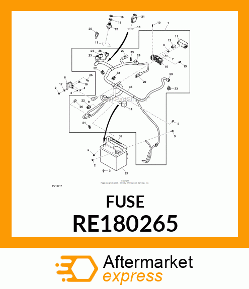 DIODE, 280 SERIES RE180265