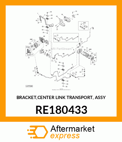 BRACKET,CENTER LINK TRANSPORT, ASSY RE180433