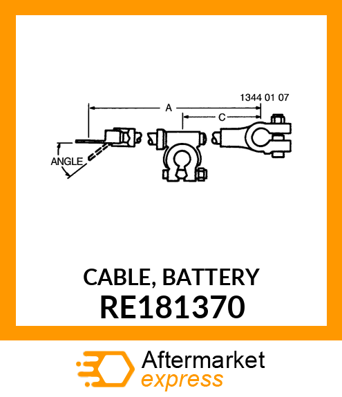 CABLE, BATTERY RE181370