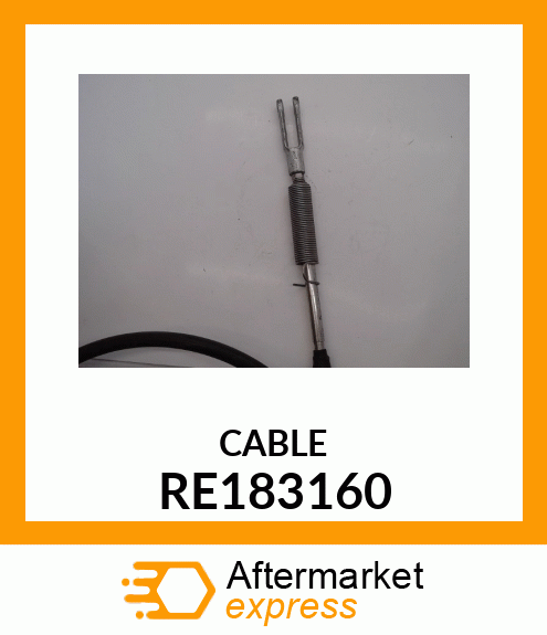 Push Pull Cable - CABLE, PUSH-PULL (SERVICE ONLY) RE183160