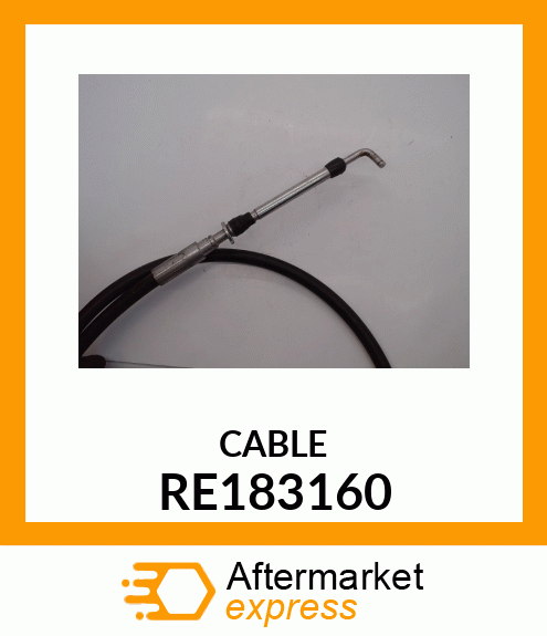 Push Pull Cable - CABLE, PUSH-PULL (SERVICE ONLY) RE183160