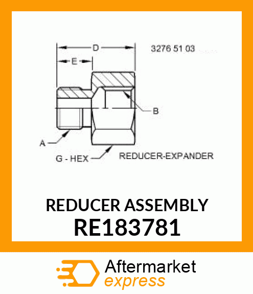 REDUCER ASSEMBLY RE183781