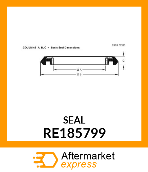 SEAL, OIL RE185799