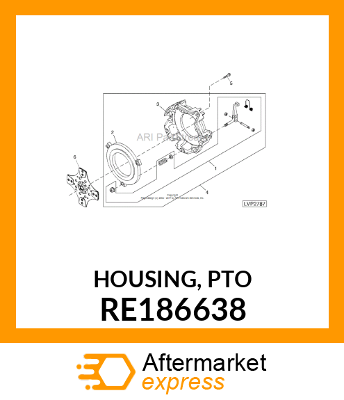 HOUSING, PTO RE186638