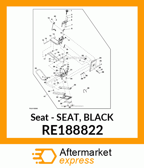 Seat - SEAT, BLACK RE188822