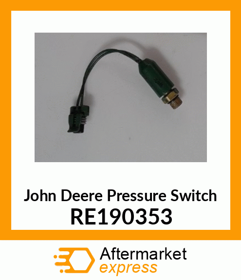 SWITCH, PRESSURE RE190353