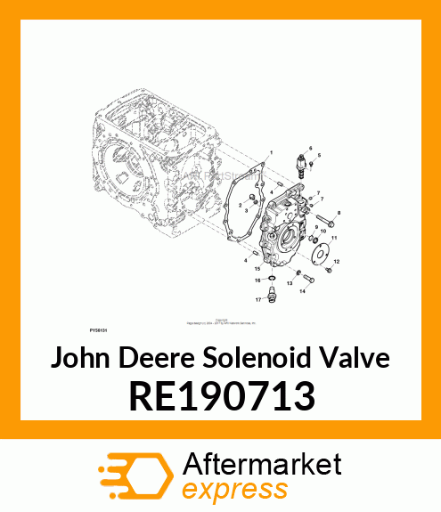 VALVE, SOLENOID CARTRIDGE RE190713