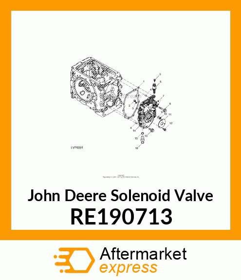 VALVE, SOLENOID CARTRIDGE RE190713