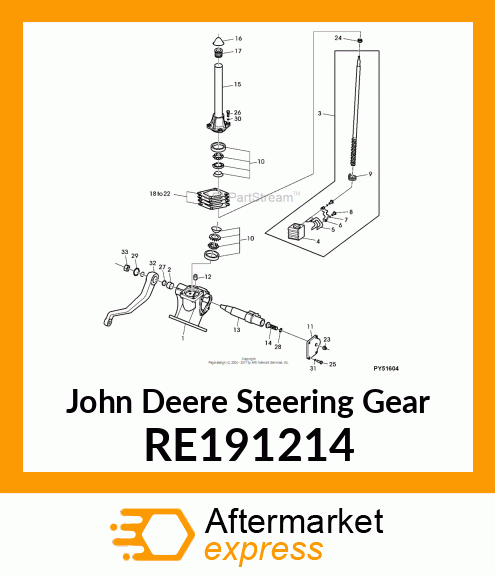 STEERING GEAR RE191214