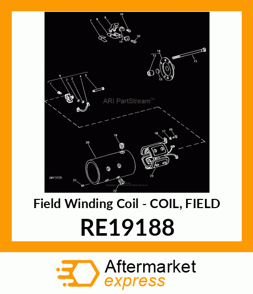 Field Winding Coil - COIL, FIELD RE19188