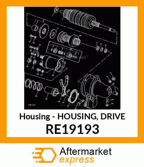 Housing - HOUSING, DRIVE RE19193
