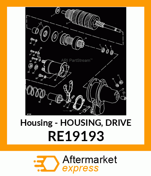 Housing - HOUSING, DRIVE RE19193