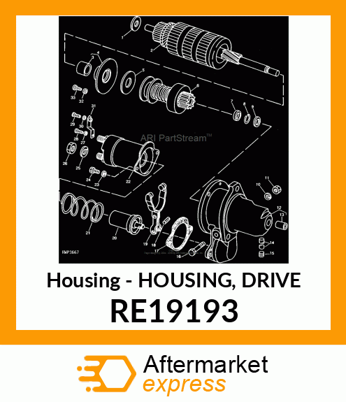 Housing - HOUSING, DRIVE RE19193