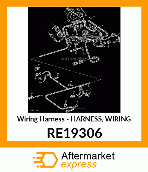 Wiring Harness - HARNESS, WIRING RE19306