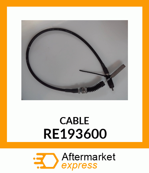 PUSH PULL CABLE, CLUTCH RE193600