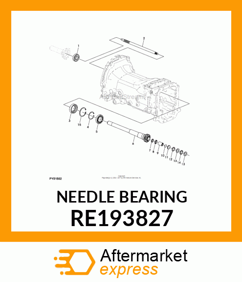 NEEDLE BEARING RE193827