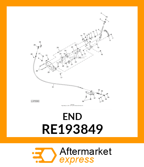 PUSH PULL CABLE, EXTERNAL LINK RE193849