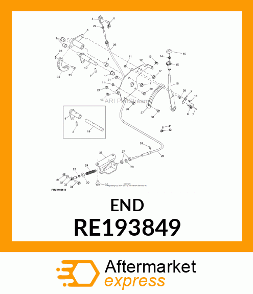 PUSH PULL CABLE, EXTERNAL LINK RE193849