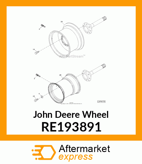 WHEEL, (16.1XSW18C) RE193891