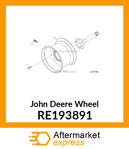 WHEEL, (16.1XSW18C) RE193891