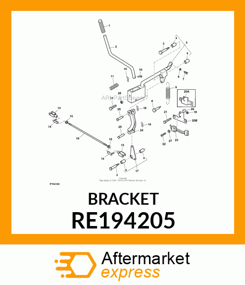 HUB, PTO, CLUTCH ASSY RE194205