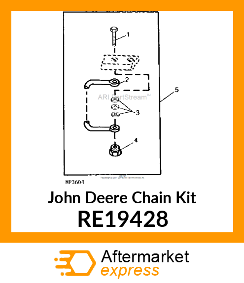 KIT, SAFETY CHAIN ATTACHMENT RE19428