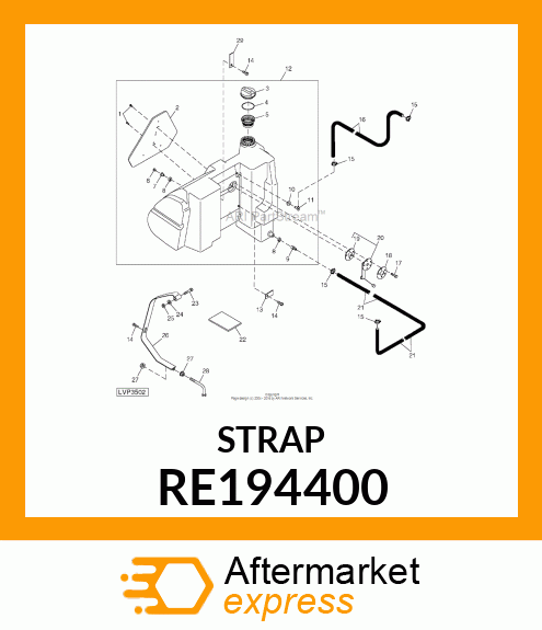 STRAP,FUEL RE194400