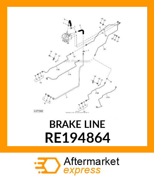 BRAKE LINE RE194864