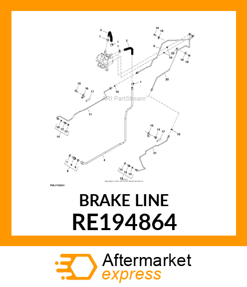 BRAKE LINE RE194864