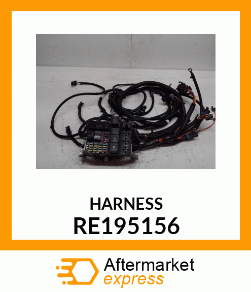 CHASSIS, WIRING HARNESS REAR RE195156