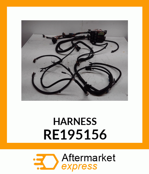 CHASSIS, WIRING HARNESS REAR RE195156