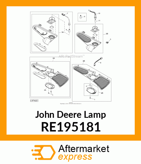 SIDE LIGHT, SIDE LIGHT, DOME LIGHT RE195181